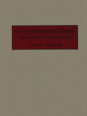 cover image of Cross-National Crime